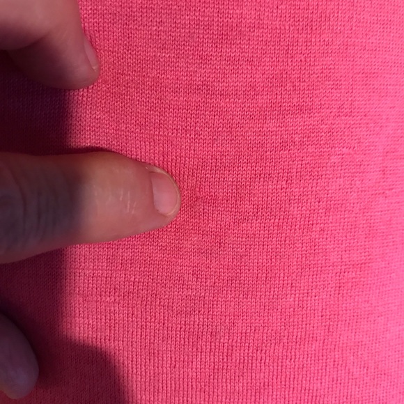 Banana Republic pink XS merino wool vneck sweater - Picture 8 of 8